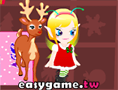 艾莎與長髮公主的寶可夢 - 聖誕麋鹿保姆房