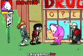 摩爾莊園2遊戲 - 紫色恐怖狂扁殭屍