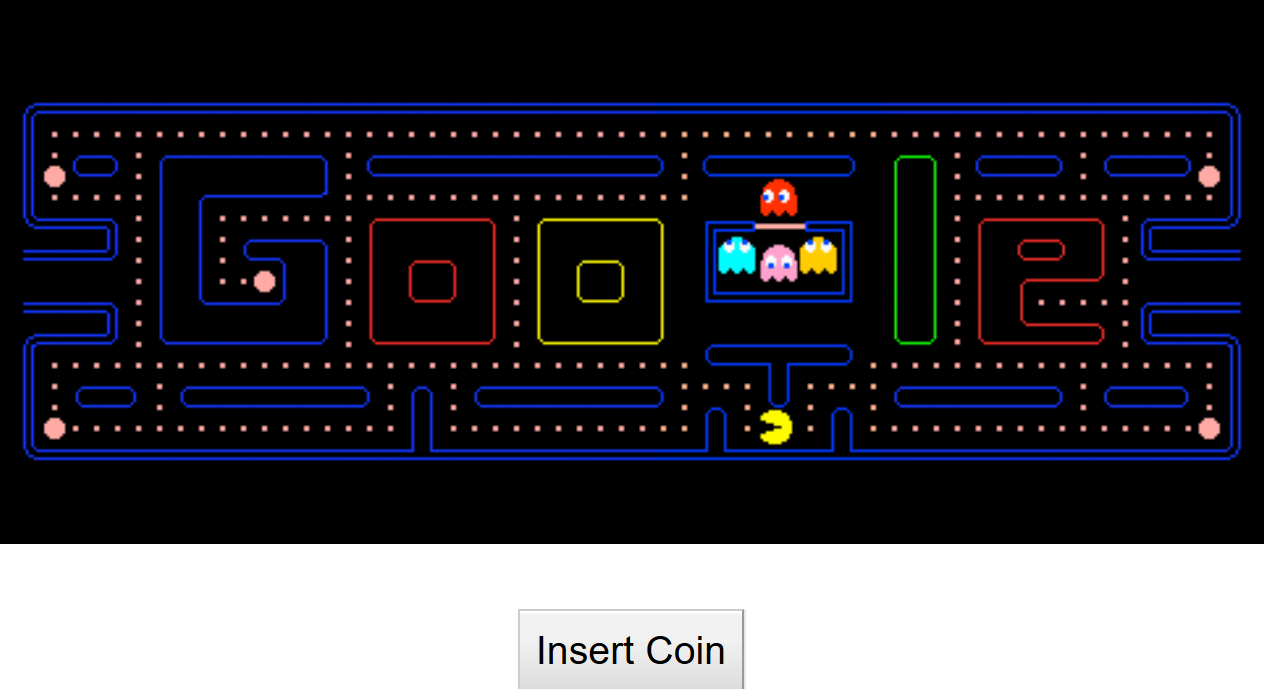 Google 小精靈 PAC-MAN