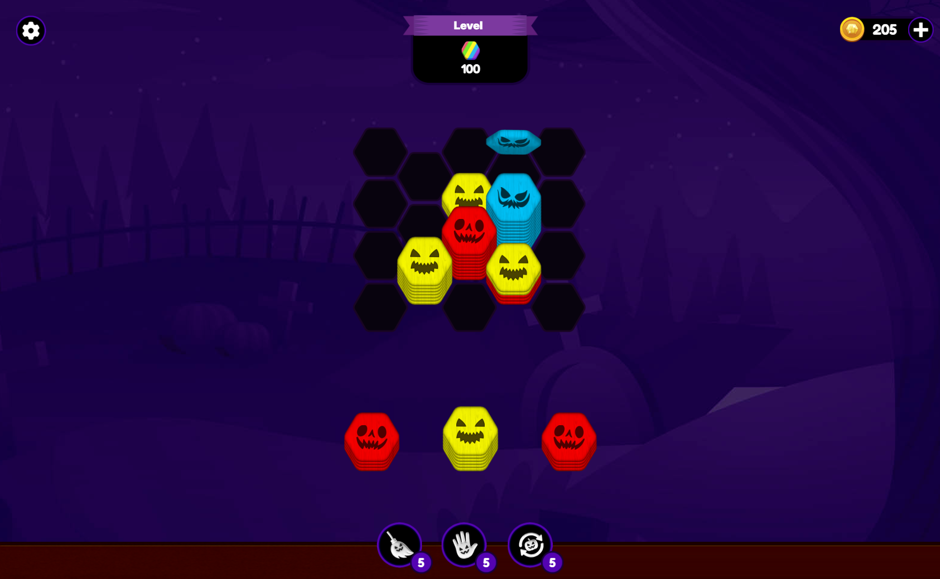 萬聖節六角排序