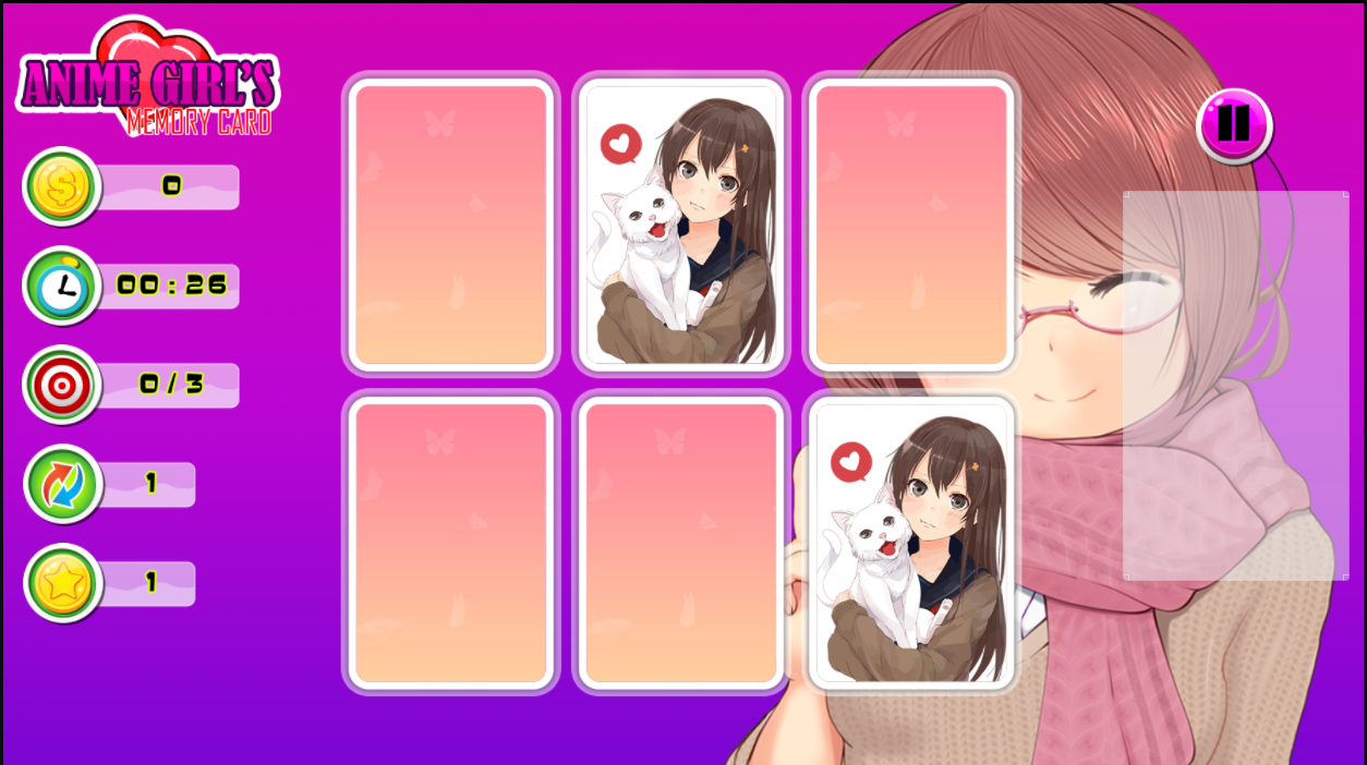 動漫女孩記憶卡