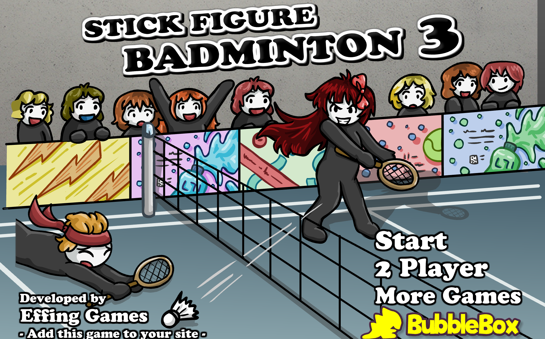 火柴人羽球3雙人版