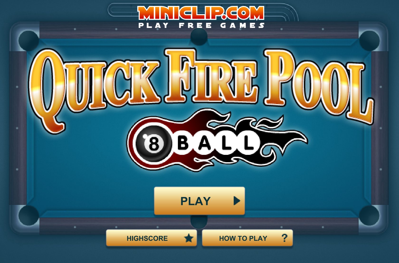 快速火拼撞球：8 球