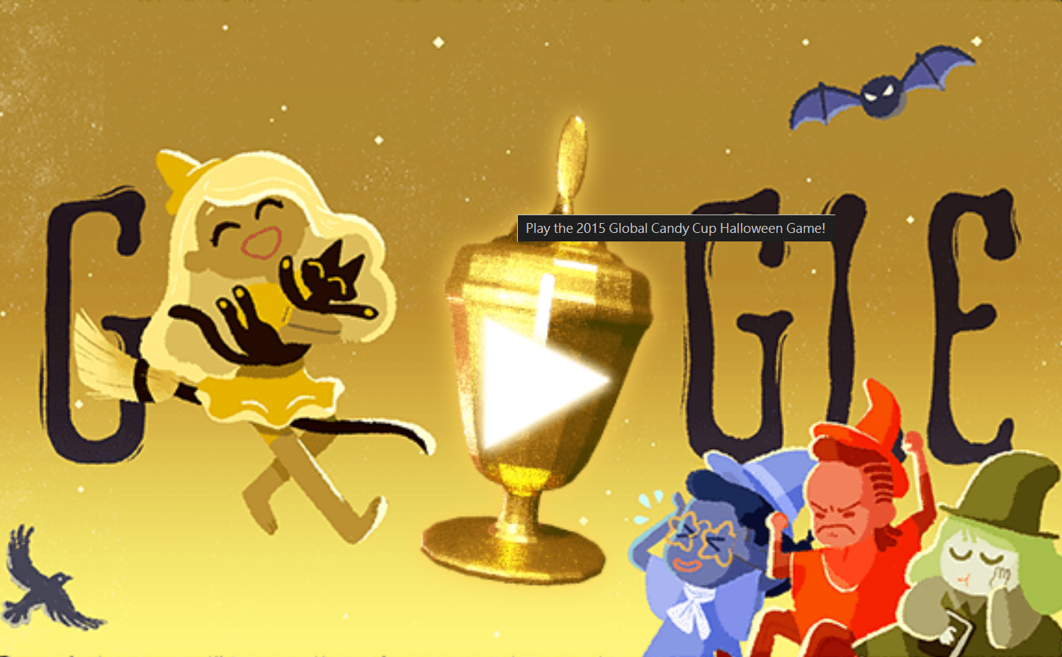 Google 萬聖節全球糖果盃 2015