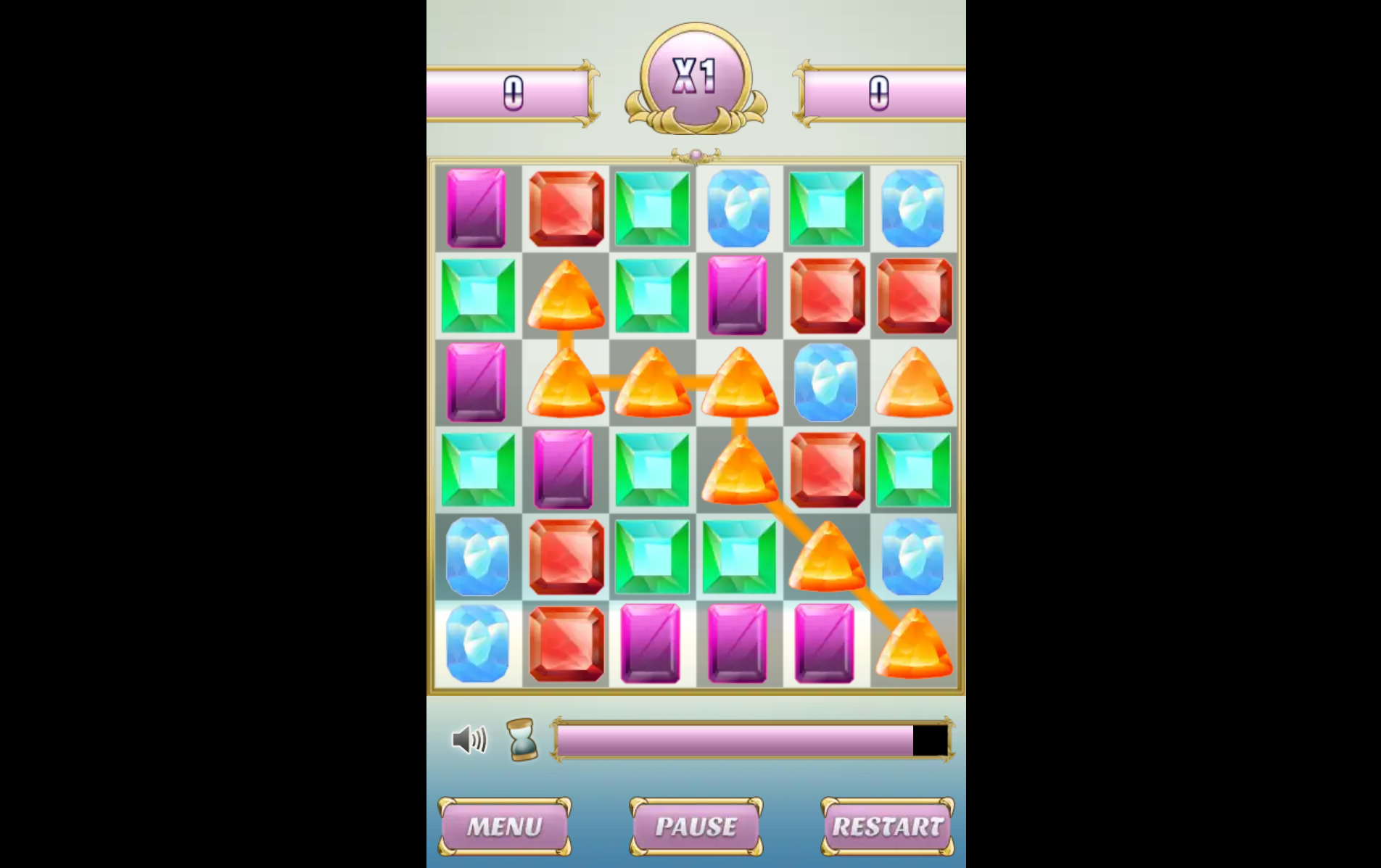 經典寶石連連看