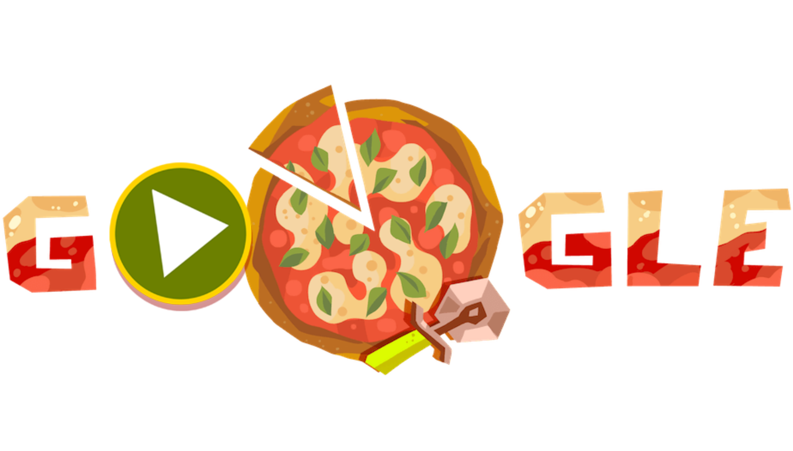 Google 披萨游戏