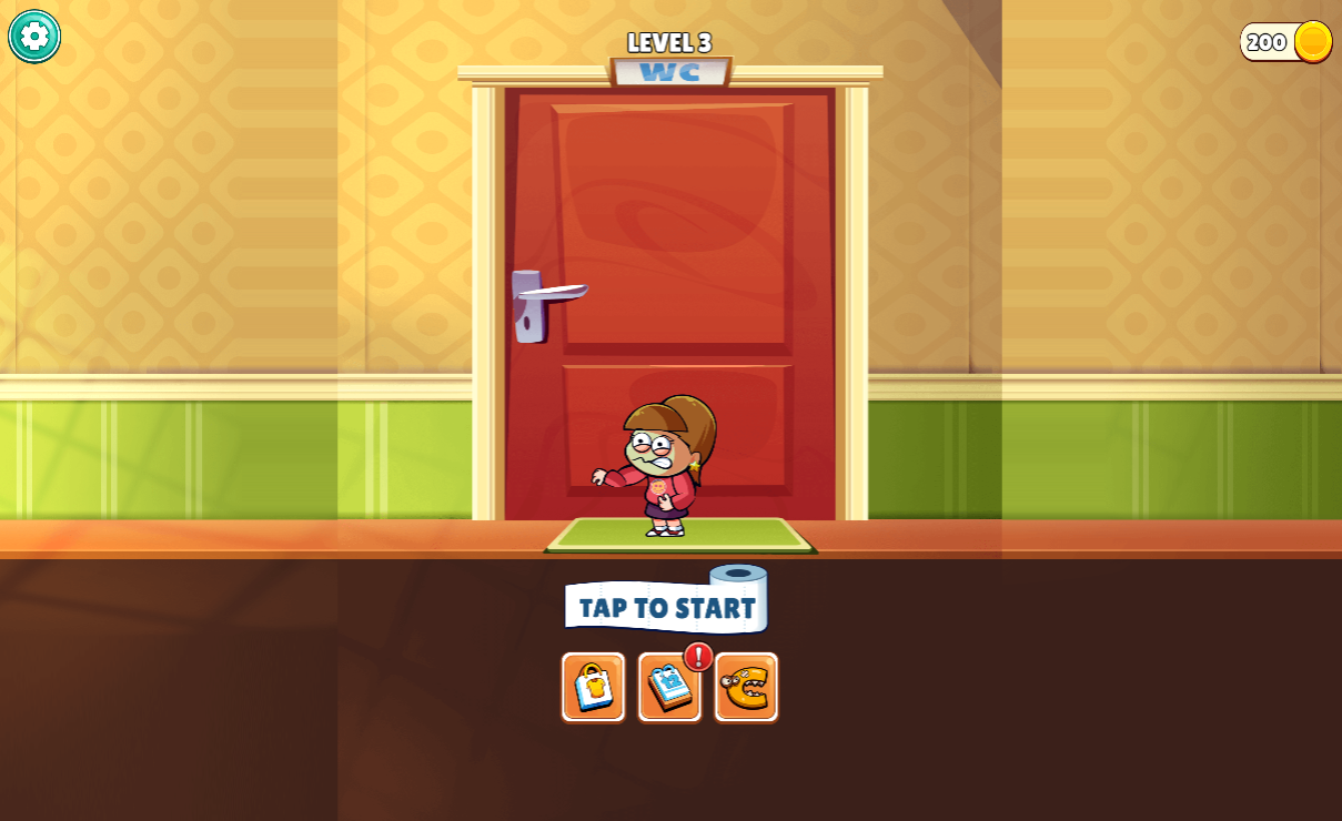 拉针：厕所冲刺