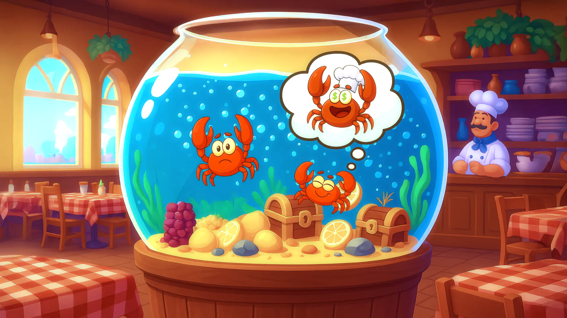 螃蟹拉针大冒险