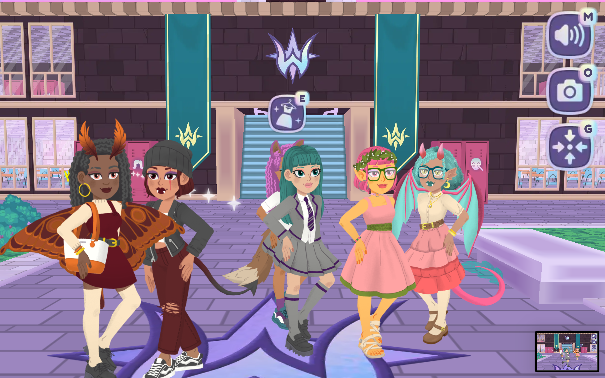 Wonder High Dress Up