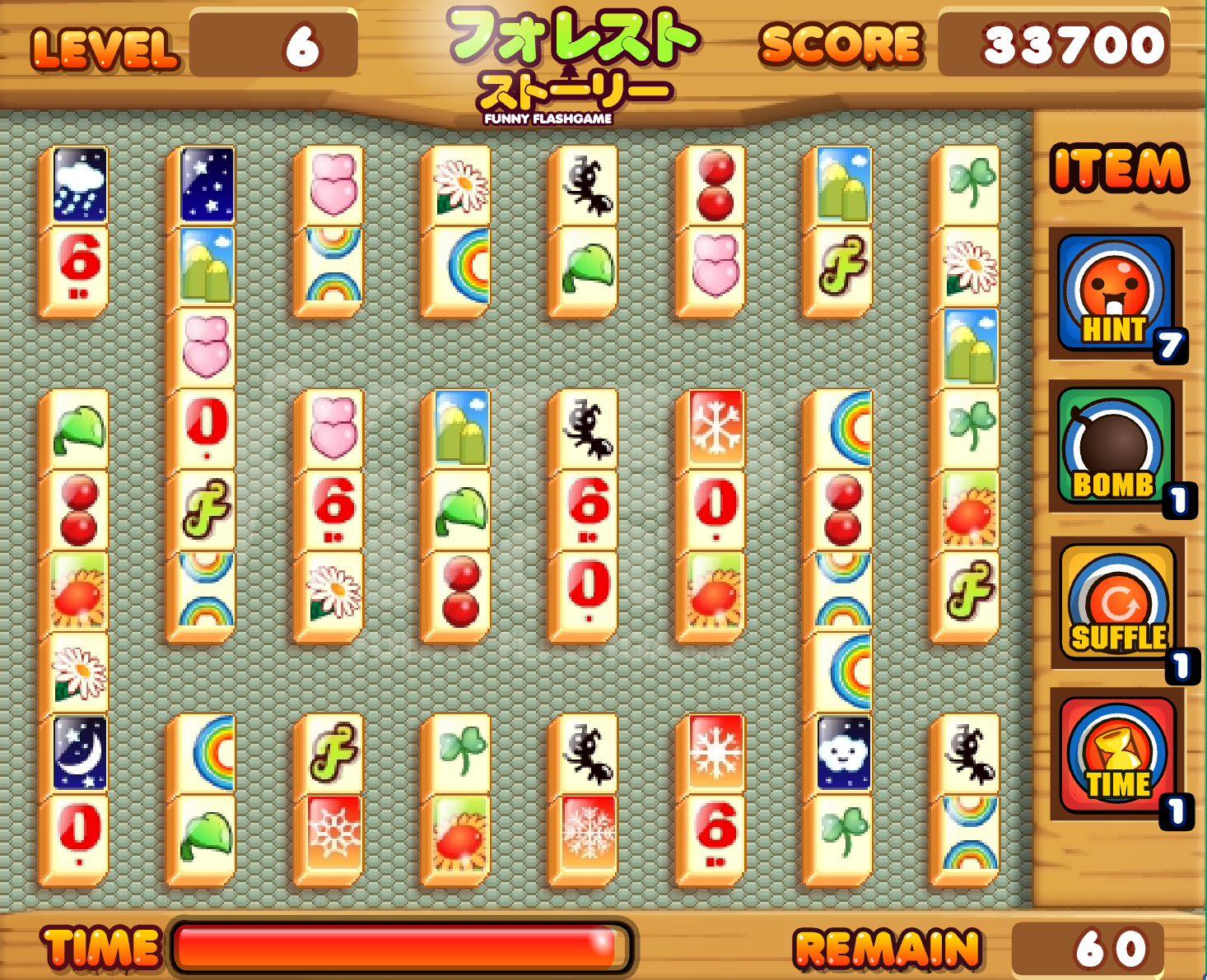 森林物語連連看